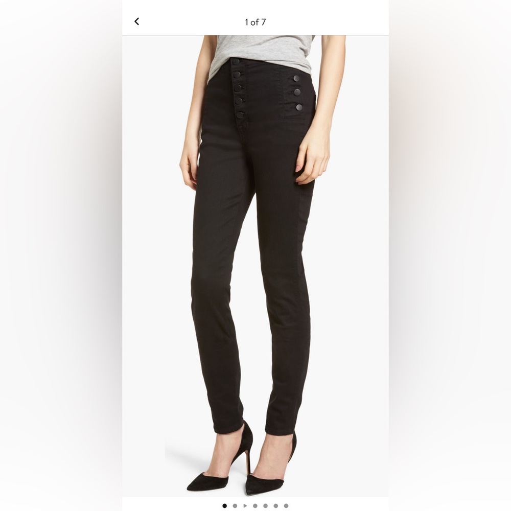 Jbrand black skinny jeans 26